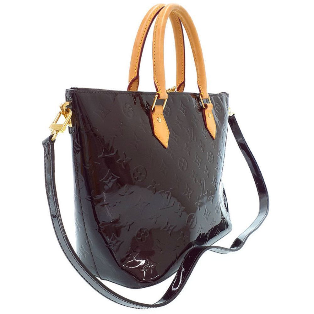 Louis Vuitton Monogram Vernis Montebello MM Patent leather Shoulder Bag Amarante